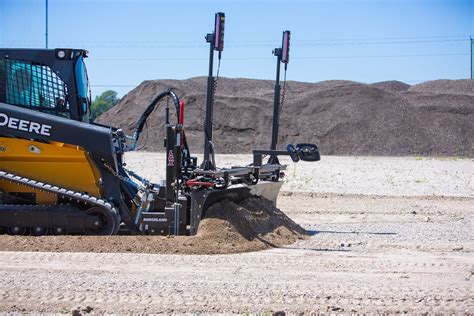 skid steer bucket laser|burchland laser grader attachment.